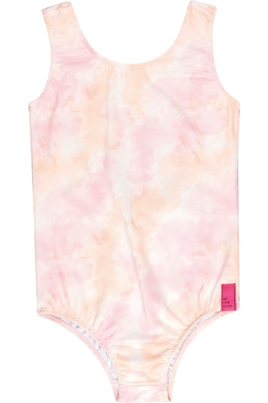 Peachy Tie Dye Swimsuit