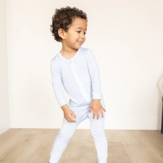 Seersucker Zip Romper