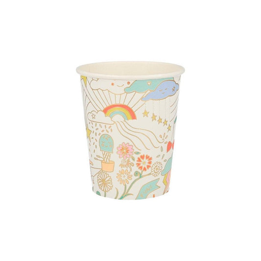 Happy Doodle Party Cups