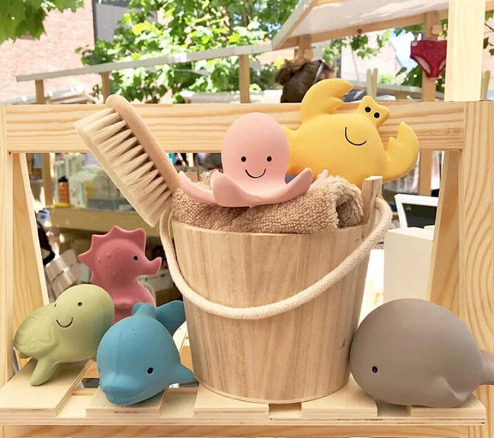Crab Organic Rattle, Teether & Bath Toy