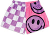Checkered Smiles Plush Short