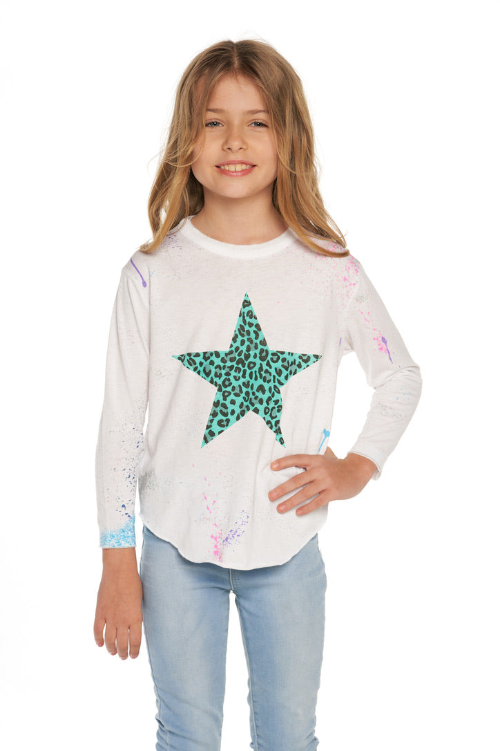Leopard  Star Tee