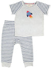 Rocket Navy Blue Stripe Playset