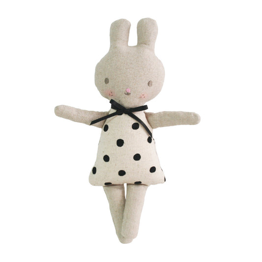 Polka Dot Bonnie Bunny Rattle