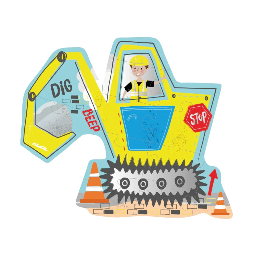 Construction 12 Piece Jigsaw Puzzle