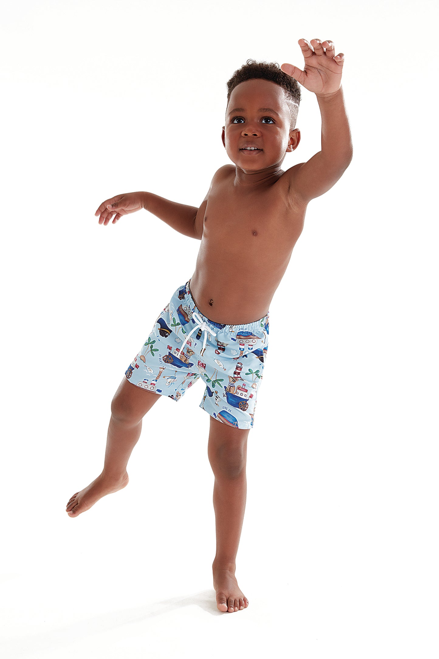 Pirate Animals Swim Trunks