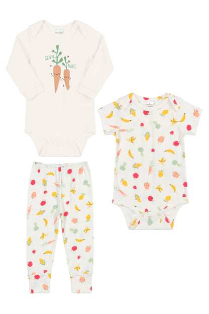 Fruits & Veggies Three Piece Gift Set