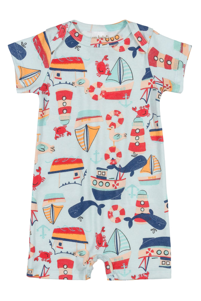 Sailboat Print Shortie