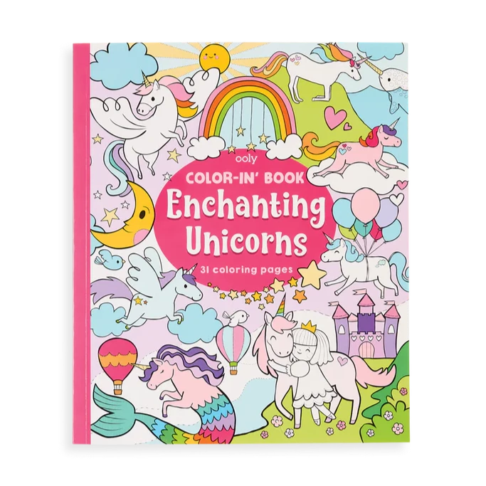 Enchanting Unicorns Coloring Book