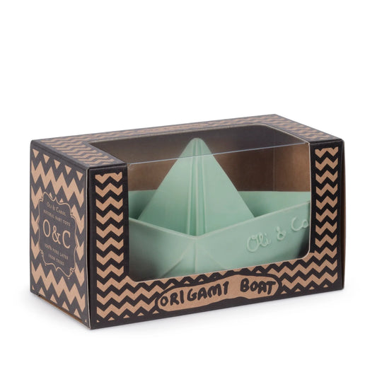 Mint Origami Boat Toy