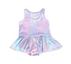 Cotton Candy Tie Dye Skirted Onesie