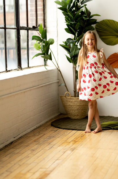 Watermelon Ruffle Dress