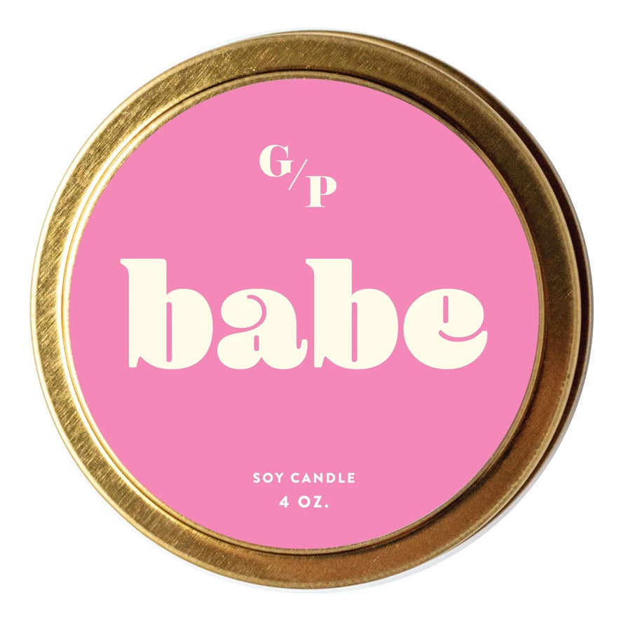 Babe Candle Tin