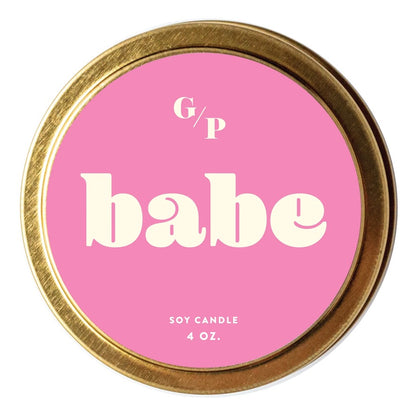 Babe Candle Tin