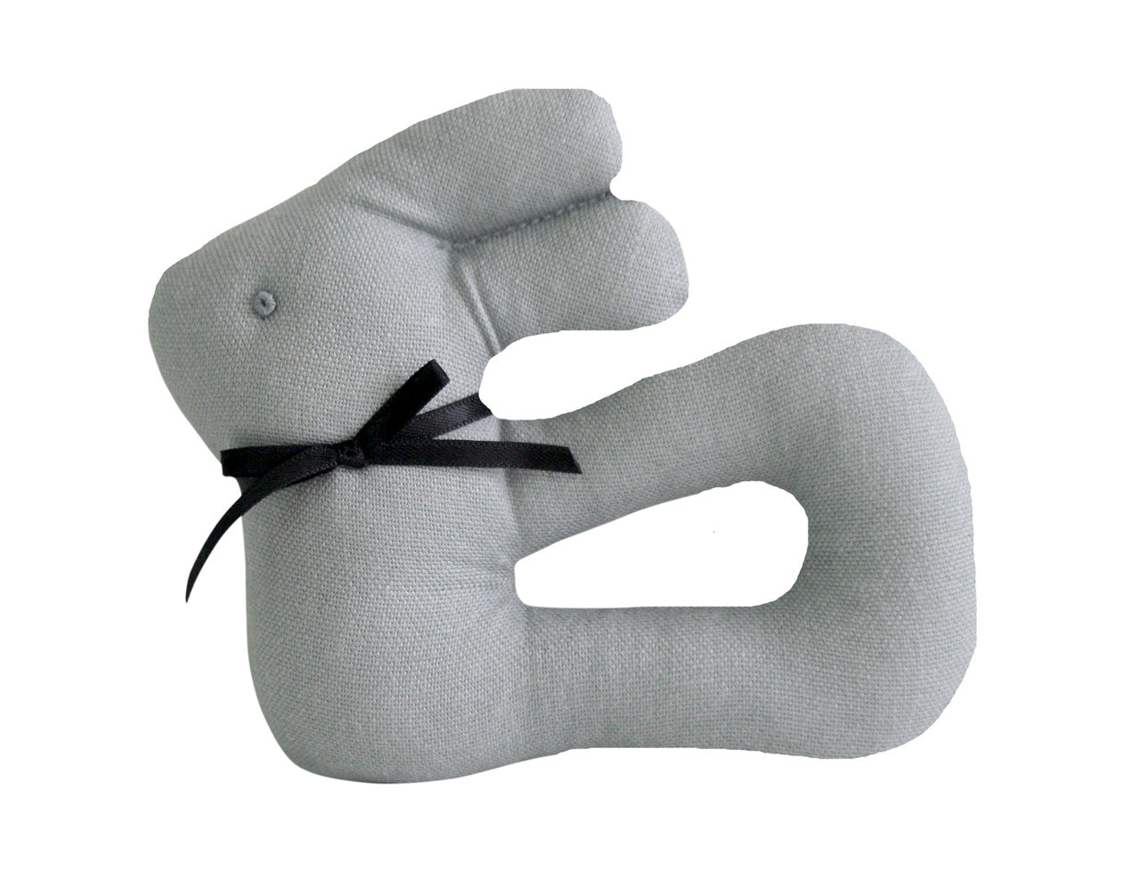 Gray My First Bunny Rattle