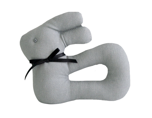 Gray My First Bunny Rattle