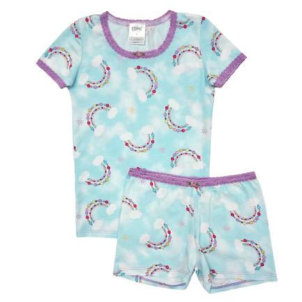 Beaded Rainbow Pajama Set