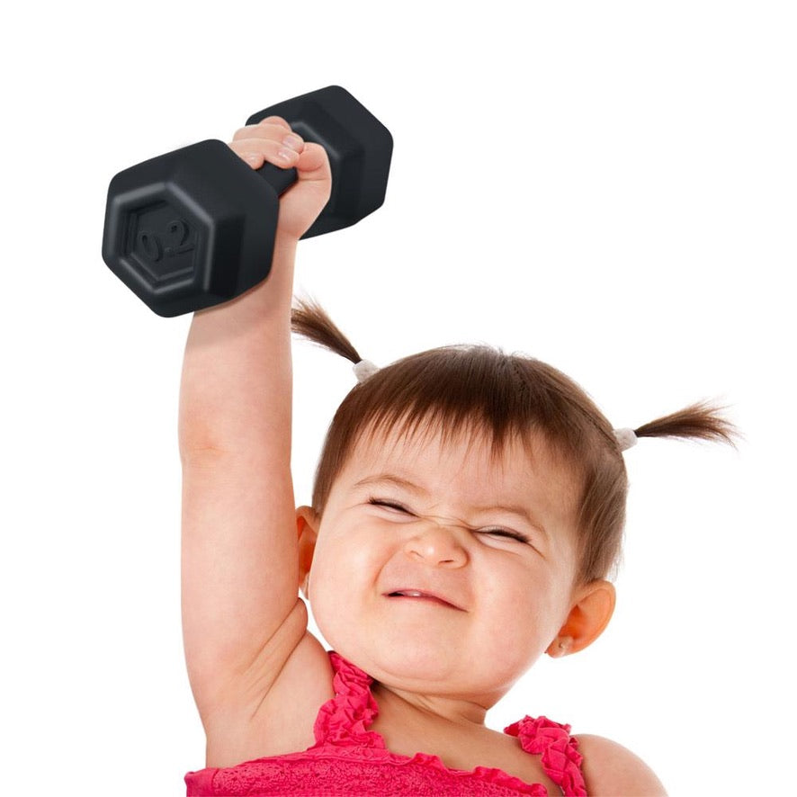Buff Baby-Dumbbell Rattle