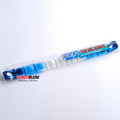 Ombré Blue POP'd Bracelet Popping Toy