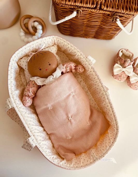 Posy Heart Asleep Awake Baby Doll