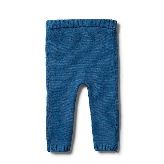 Denim Flecked Knit Leggings