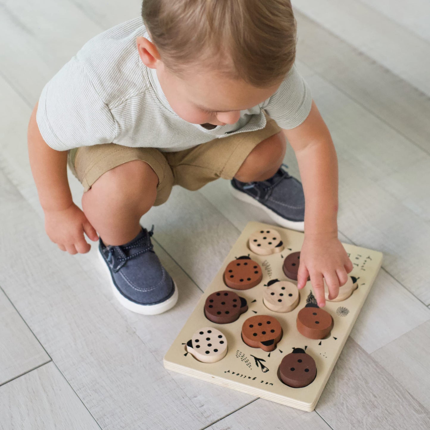 Ladybugs Wooden Tray Puzzle