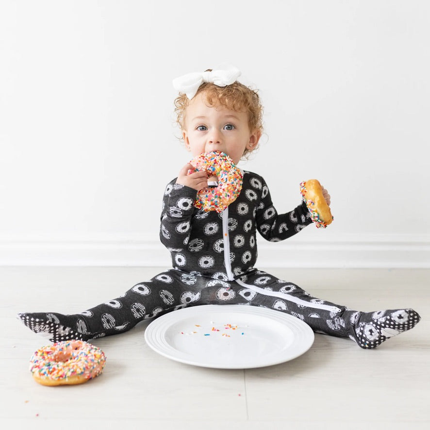 Chalkboard Donuts Footie