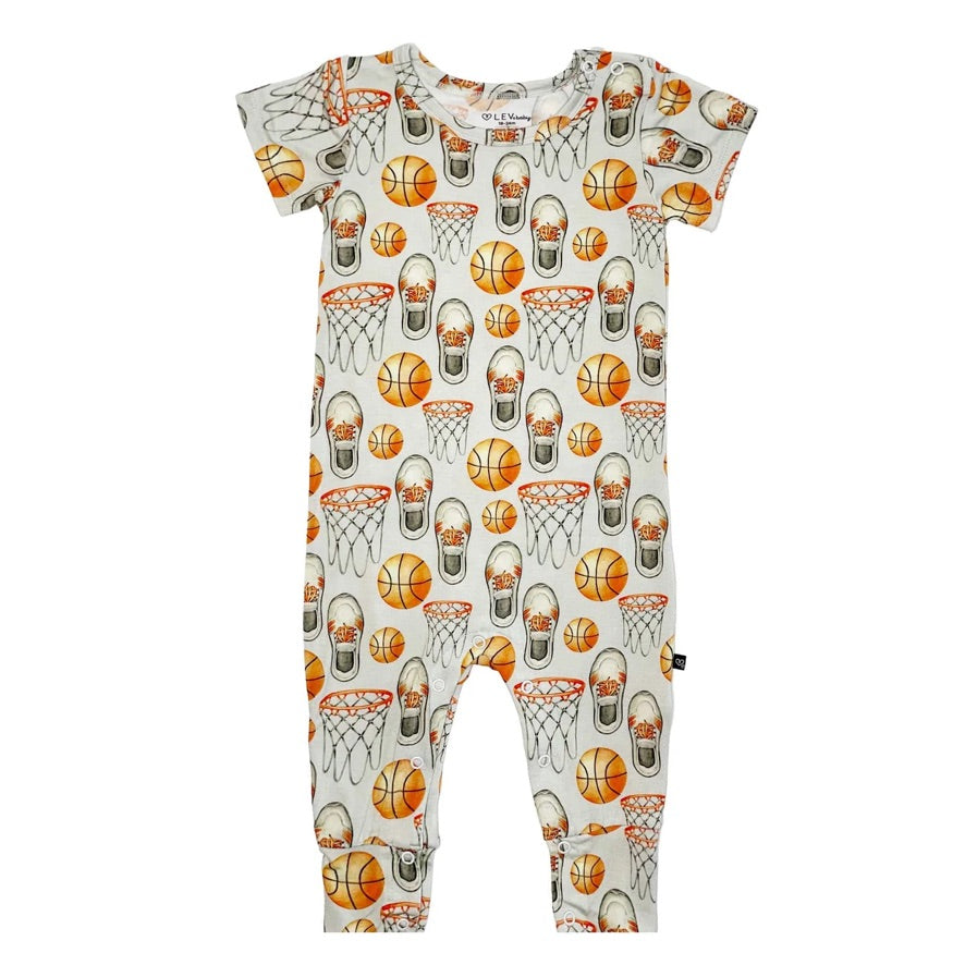 Basketball Snap Romper
