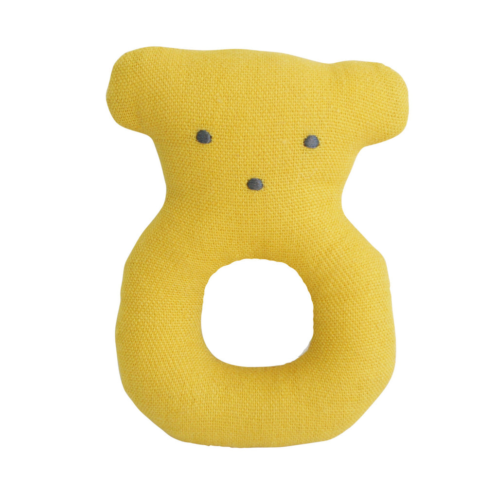 Yellow My First Bear Rattle