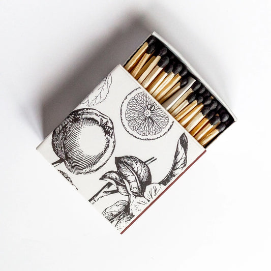 Vintage Fruits Square Matchbox