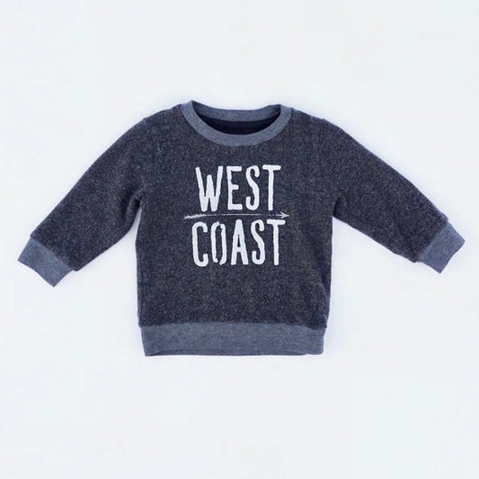 West Coast Indigo Hacci Pullover