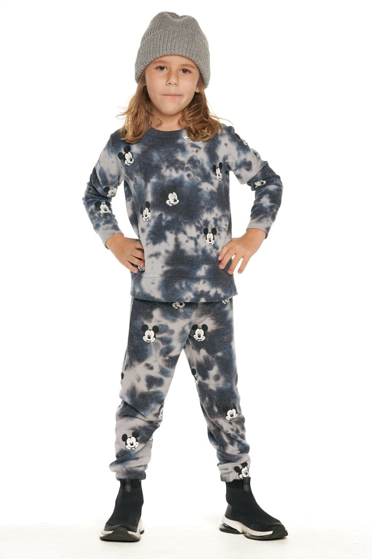 Mickey Toss Tie Dye Hacci Pullover