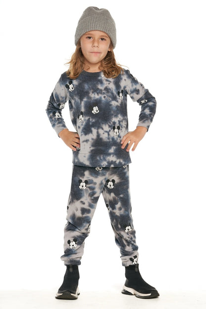 Mickey Toss Tie Dye Hacci Pullover