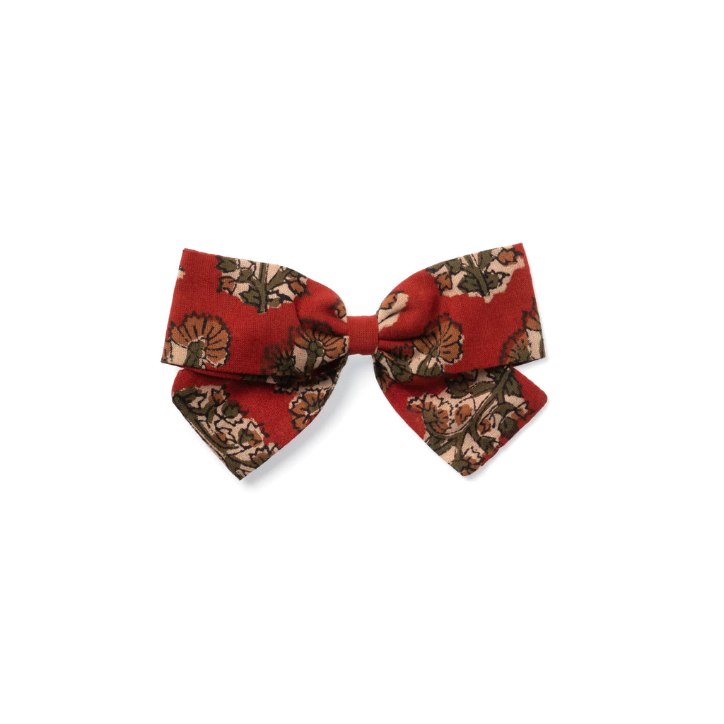 Red Big Bow Hair Clip