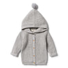 Glacier Grey Fleck Knit Jacket