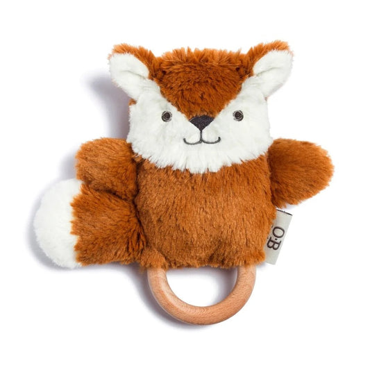 Autumn Leaf Frankie Fox Soft Rattle Toy