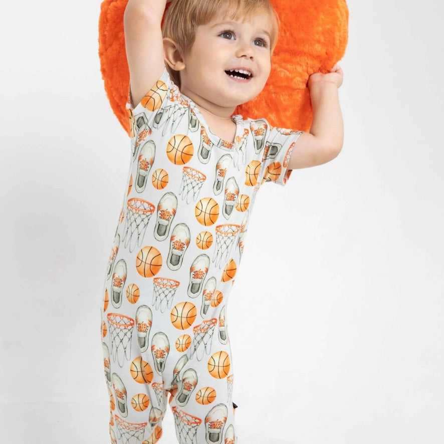 Basketball Snap Romper