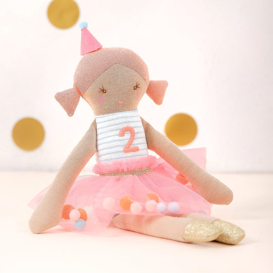 2nd Year Birthday Jersey Doll