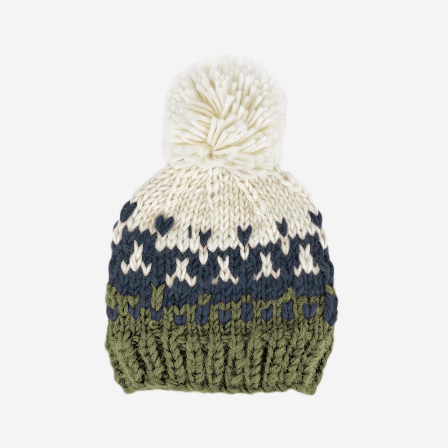 Olive & Blue Nell Stripe Hat