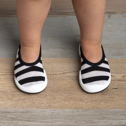 Black Striped Shoes