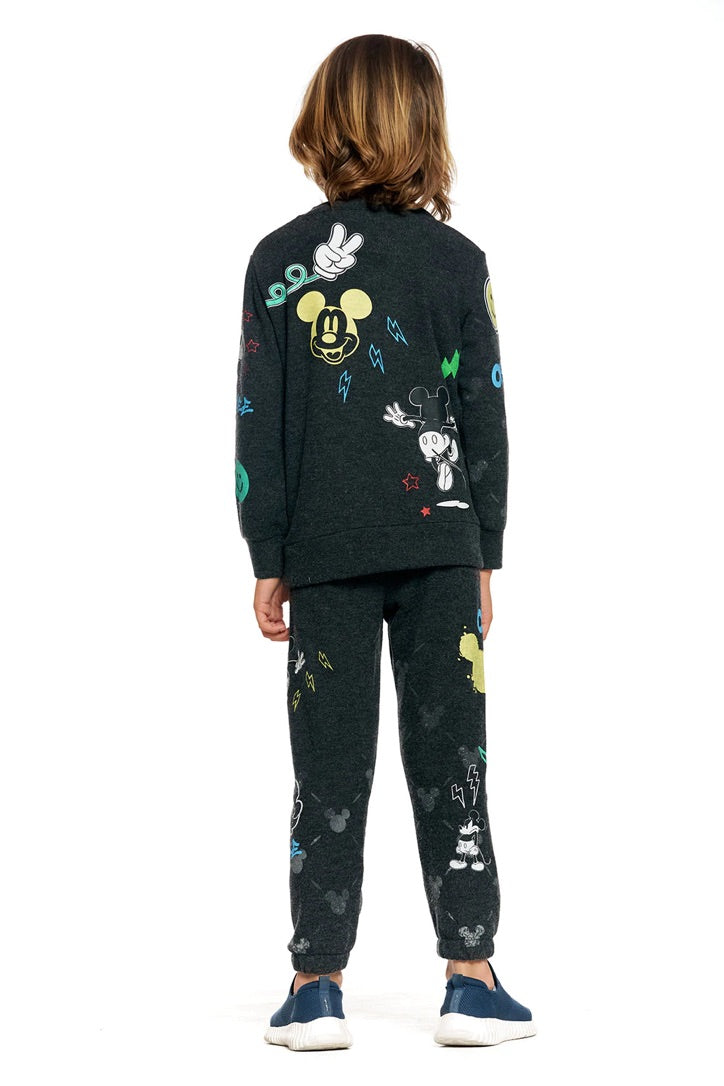 Mickey Mash Up Hacci Sweatshirt