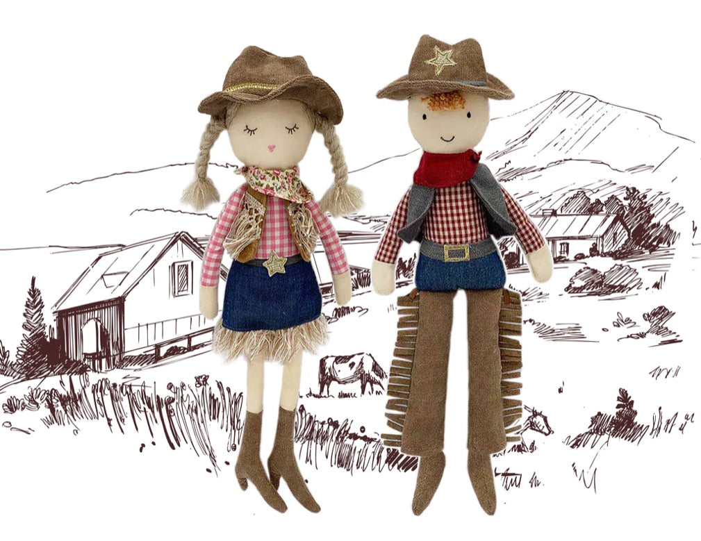 Cowgirl Clementine Plush Doll