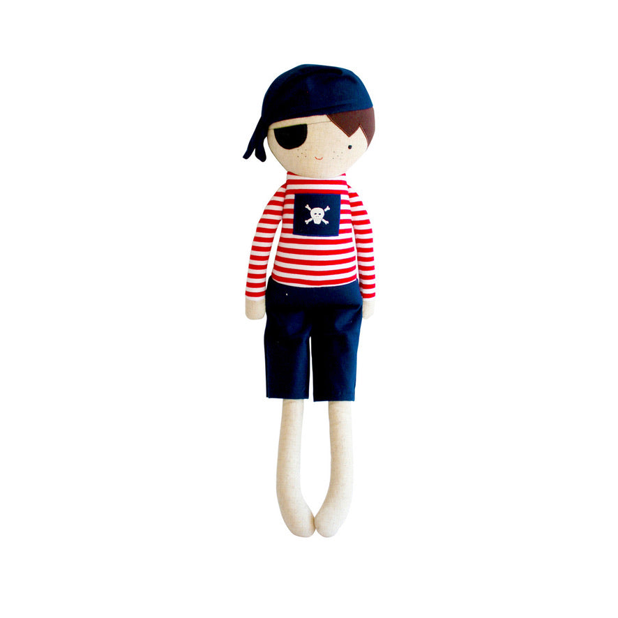 Small Pirate Boy Doll Rattle