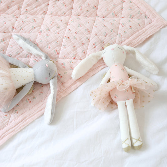 White Ballerina Bunny Doll