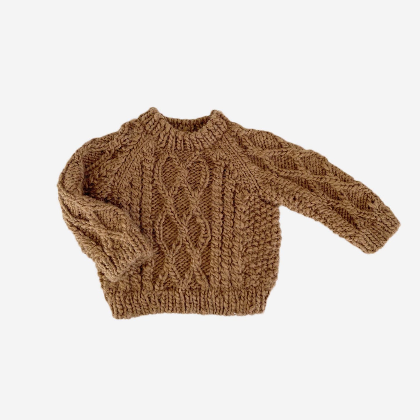 Walnut Fisherman Sweater