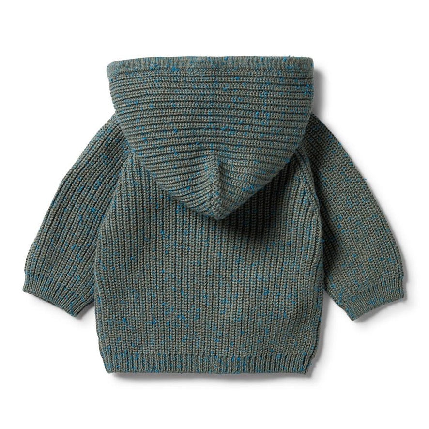 Green Knit Hoodie