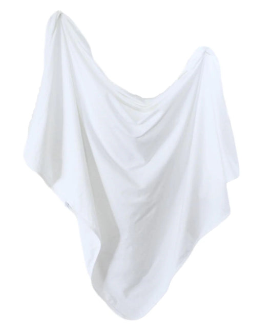 White Cotton Organic Swaddle