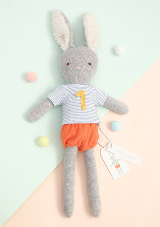 1st Year Birthday Bunny Doll