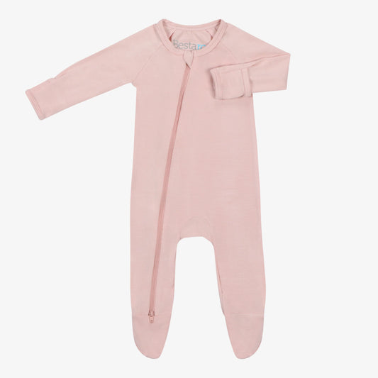 Dusty Pink Footie