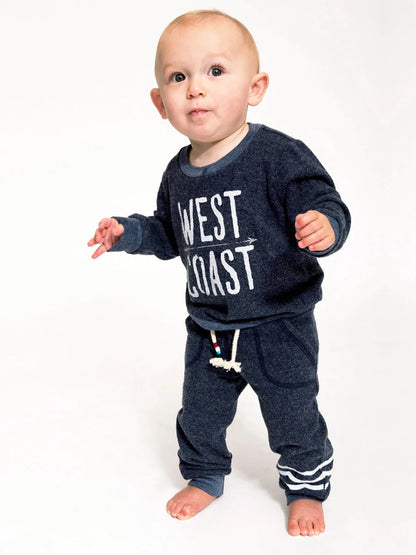 West Coast Indigo Hacci Pullover